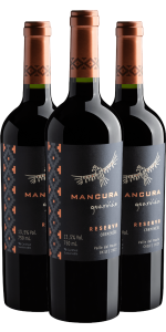 Kit Trio Mancura Guardian Reserva Carmenere 2022