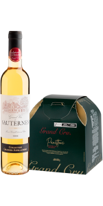 Kit Presenteável Maison Ginestet Grand Vin de Sauternes + Panettone Exclusivo Sabor Laranja com Noz Pecan