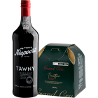 Kit Presenteável Niepoort Porto Tawny + Panettone Exclusivo Sabor Laranja com Noz Pecan